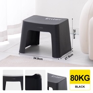 Citylife Plastic Foot Stool Shoe Chair Stackable Anti-Skid Low Stool Strong And Durable (Hold Up To 