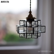 Unique Bedside Chandelier Bar Retro Handmade Medieval Entrance Small Chandelier Glass Cafe Japan B &