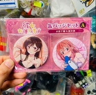 出租女友 一番賞 A賞 襟章 水原千鶴 櫻沢墨 
