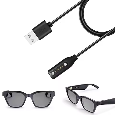Smart Glasses Charger Adapter Charging Cable Cord Wire for Bose Frames Alto S M L Rondo Soprano Teno