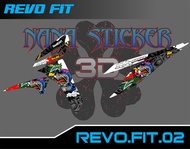 Striping REVO FIT DORAEMON ZOMBI - Stiker REVO FIT List Variasi Motor STICKER REVO FIT CODE 02
