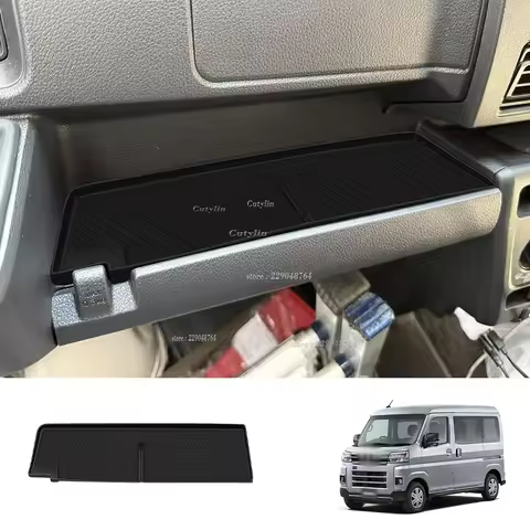 For Daihatsu ATRAI HIJET CARGO 2022-2024 Silicone Rubber Passager Tray Dashboard Central Copilot Sto