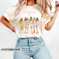 Kemeja Muzik Katseye Kemeja-T Grafik Katseye Katseye Kemeja-T Katseye Gnarly kapas Kemeja Gabriela K