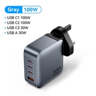 Vention 100W GaN Charger 4-Port Fast Charging USB Type C Charger for iPhone 16 15 iPad Macbook Lapto
