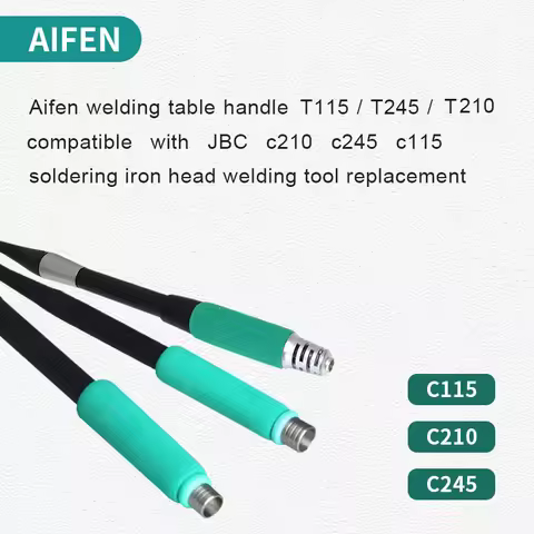AIFEN Soldering Station Handle T210/T115/T245/T12 Compatible JBC C210 C245 C115 Soldering Tip Weldin