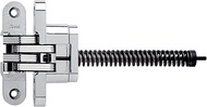 SOSS 20 Minute Fire Rated Invisible Closer Model 216IC for 1-3/8" Thick Material, Zinc, Satin Chrome