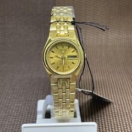 Seiko 5 SYMA04K1 Automatic Gold Tone Stainless Steel Analog Ladies Casual Watch