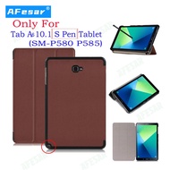 Samsung Galaxy Tab A A6 10.1 with S Pen P580 P585 Smart leather Stand Cover Case