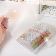 JUNMPER2R Sticker Storage Book, Transparent 32/60 Slots Nail Stickers Album, Durable Empty Photo Siz