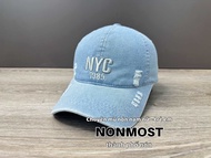Nón kết Jean thêu Nyc rách thời trang - mũ rin form mềm nam nữ