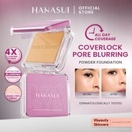 Hanasui Next Level Coverlock Powder Foundation - Porefect Blur, Flawless Looking & 4X Oil Control Ba