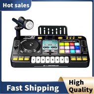 Children DJ Player Kids DJ Mixer Toy Children DJ Controller Simulated DJ Turntable