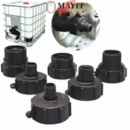 MAYIT IBC Ton Barrel Connector, Plastic S60 IBC Tank Adapter, Garden Water Connectors Fitting IBC Ac