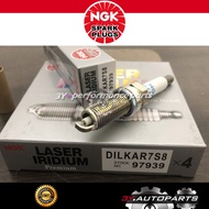 New DILKAR7S8 twin tip (@1pcs) Toyota Camry,Harrier,Innova, ativa 1.0 Turbo almera n18 turbo NGK 979