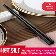 Reusable, Easy to Clean 10-Pair Fiberglass Sushi Chopsticks - Non-Slip, Easy-Grip Asian Cuisine Chop