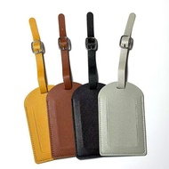 [Taiwan Shipment] Latest Luggage Tag Boarding Essential Tag Leather ID Tag Luggage Suitcase Tag Lugg