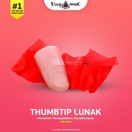 Uzop Magicshop Thumbtip lunak +Kain (Alat sulap Jempol palsu)