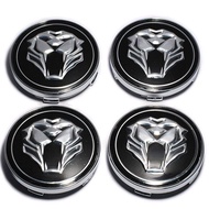 4PCS 60MM With Metal Aluminum Logo Car Wheel Center Hub Cap Cover for BMW Volkswagen Audi Lada Kia M