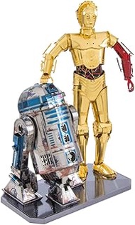 Fascinations Metal Earth Star Wars R2-D2 and C-3PO 3D Metal Model Kit Box Set