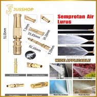 (WHOLESALE) Brass Straight Water Spray Head Brass Hose Nozzle Spray Hose Connector