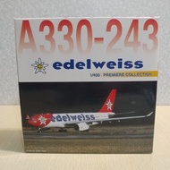 1:400 edelweiss A330-243 飛機模型