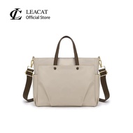 Leacat Laptop bag for women one shoulder portable large capacity briefcase one shoulder crossbody to