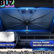 Hot BOLIZUN Car Windshield Sunshade Umbrella Open Size 145x79cm