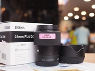[ 市場少有 ] 全新一樣 Sigma 23mm F1.4 DC DN Contemporary For Sony E 保用至2028年4月 / 23