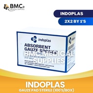 Indoplas Absorbent Gauze Sponge Pad 4x4 Sterile (Sold Per Piece)