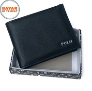 Dompet Lipat Pria Free Box Dompet Kulit Sintes Murah Dompet Cowok
