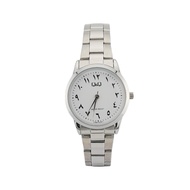 Q&Q by Citizen Womens Jam Tawaf Arabic Dial Stainless Steel Strap Watch