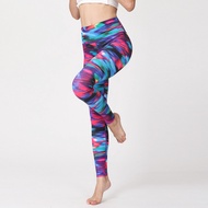 Seluar Yoga Bercetak Tie-dye Terlaris