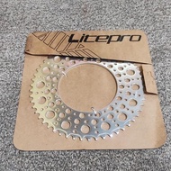 Litepro 56T 54T Bubble Red Bcd130 Chainring - 54 56T Bicycle Chainring