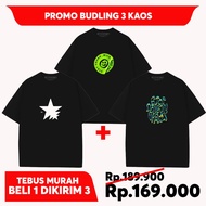 Maggot Industries - PACKAGE OF 3 T-SHIRTS 169 THOUSAND | Regular T-Shirt | Short Sleeve T-Shirt | Me