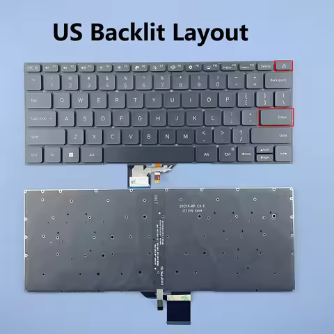 US Backlit Laptop Keyboard for MI Redmi Book Pro RMA2207/RMA2208 Series MK100000007A9 MK100000007A9 