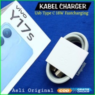ViVO Y17s Usb Type C Fastcharging 18W Charger Cable Guaranteed Original