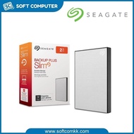 Seagate Backup Plus Slim USB 3.0 2TB / External Hardisk / Hardrive / Compatible with Desktop / Laptop / PC