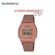 2YEARS WARRANTY Casio Women's Watch Digital B640WMR-5A Rose Gold  B640WMR-5ADF B640WMR-5 B640WMR B64