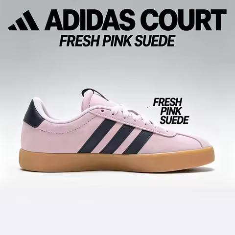 Womens Low Adidas Samba Top Skateboarding Sneakers Suede Upper Casual Platform Shoes Pink Navy Gum J
