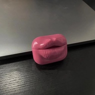 Creative Earphone Case Funny Stereo Lip Earphone Case Protective Case