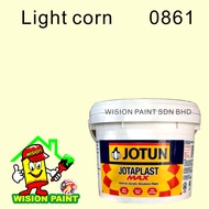 0861 light corn  🔥READY STOCK🔥 7L JOTUN Jotaplast Max Paint Interior Undercoat Wall Ceiling Cat Puti