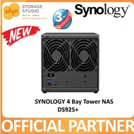 Synology 4-Bay Diskstation DS925+ Bundle with Synology HAT3300 Hard Drive Warranty 3 Years