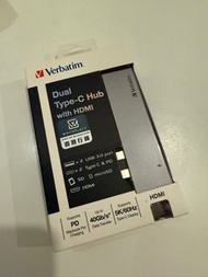 Verbatim威寶雙Type C接頭擴展器