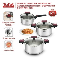 TEFAL COOK & CLIP 6PCS SET