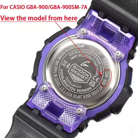 Watch Accessories For Casio GBA-900 Men's Strap Sports Waterproof Bracelet GBA 900 Resin Replacement