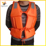 จัดส่งในประเทศไทย 5 PCS Adult Life Vest W/Whistle Life Jacket for Boating Kayaking & Water Sports