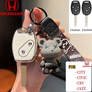 2/3 buttons car remote key case for Honda City/ Civic/CRV /Jazz key cover KV3J