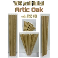 Fluted Wood Panel PVC Wall Panel 150mmx17mmx70cm Durable Long Lasting Interior Fluted Wall Panel