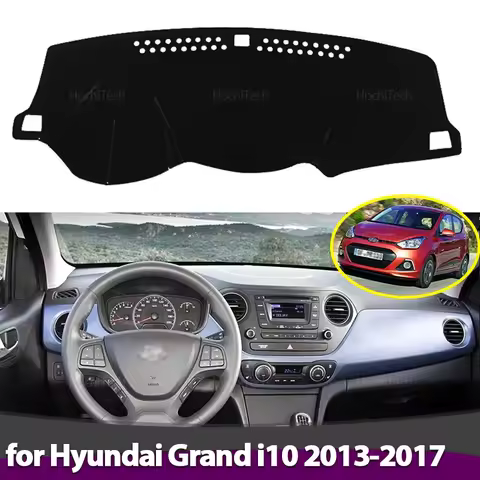 Anti-Slip Dashboard Cover Protective Pad Car Accessories Sunshade Carpet for Hyundai Grand I10 2013