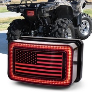 OVOVS Atv/Utvs Parts US FlagTruck Tail Lamp 12v ATV Led Tail Lights for Yamaha Grizzly Viking Atv Ut